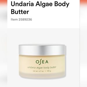 OSEA Undaria Algae Body Butter, FULL SIZE, New in Box